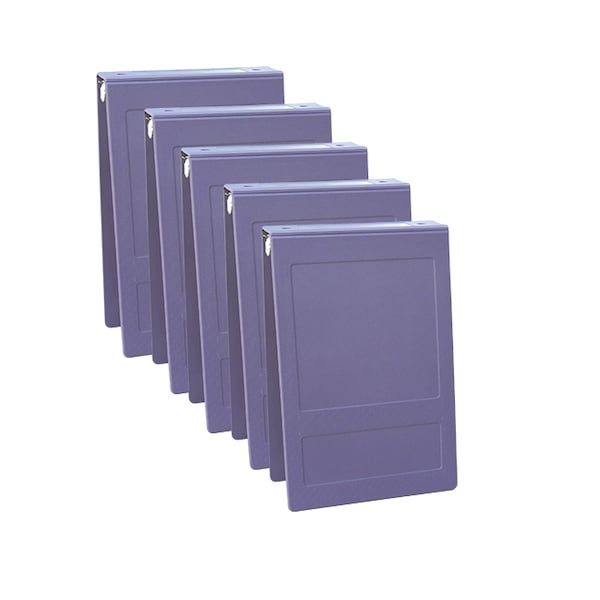 1 Inch Top Open 3 Ring Binder In Lilac, PK5